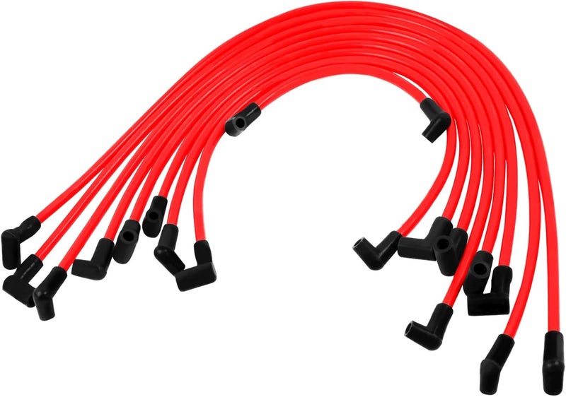 Ntoauto 10mm High Performance Spark Plug Wire Sets Compatible with HEI BBC SBC 350 454 383 - Image 1